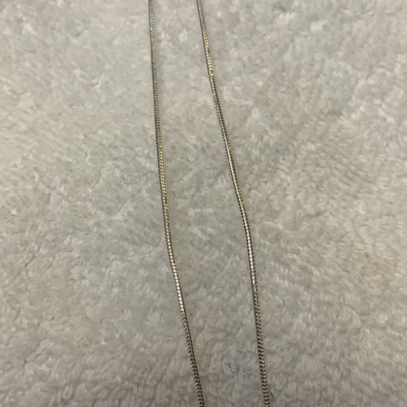 925 silver heart locket necklace with  snake chain​ - Picture 3 of 6